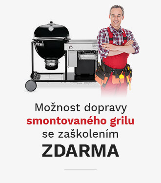 Banner - Doprava a smontování grilu ZDARMA