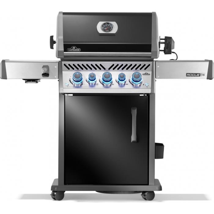 Napoleon Rogue PRO-S 425 černý plynový gril + otáčecí grilovací rožeň ZDARMA
