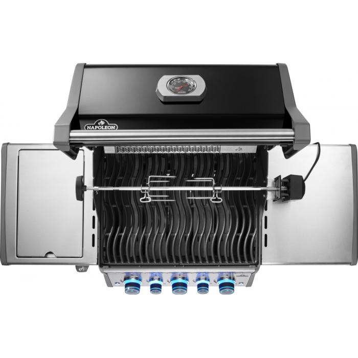 Napoleon Rogue PRO-S 425 černý plynový gril + otáčecí grilovací rožeň ZDARMA