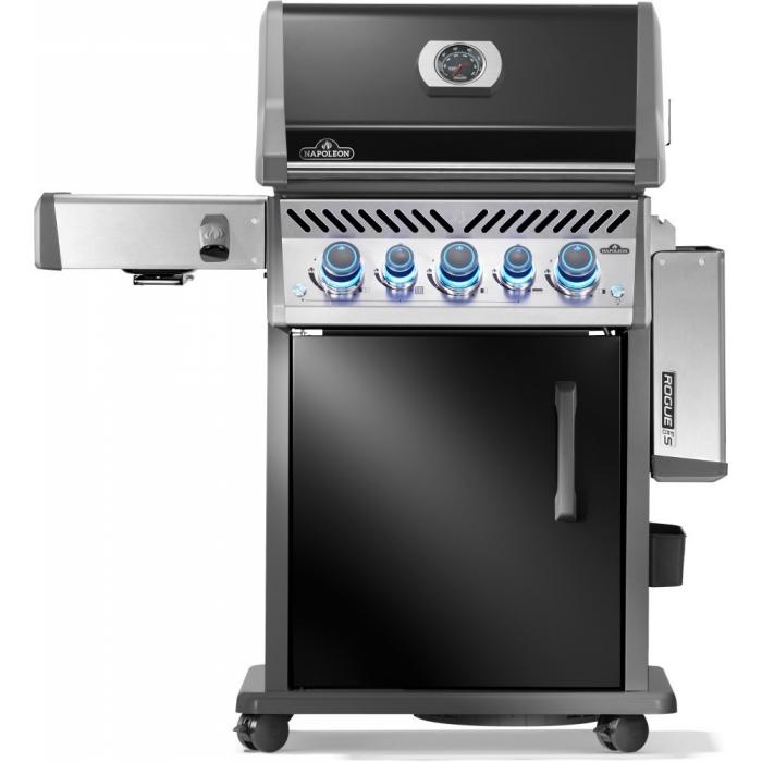 Napoleon Rogue PRO-S 425 černý plynový gril + otáčecí grilovací rožeň ZDARMA