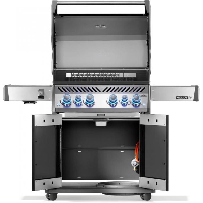 Napoleon Rogue PRO-S 525 černý plynový gril + otáčecí grilovací rožeň ZDARMA
