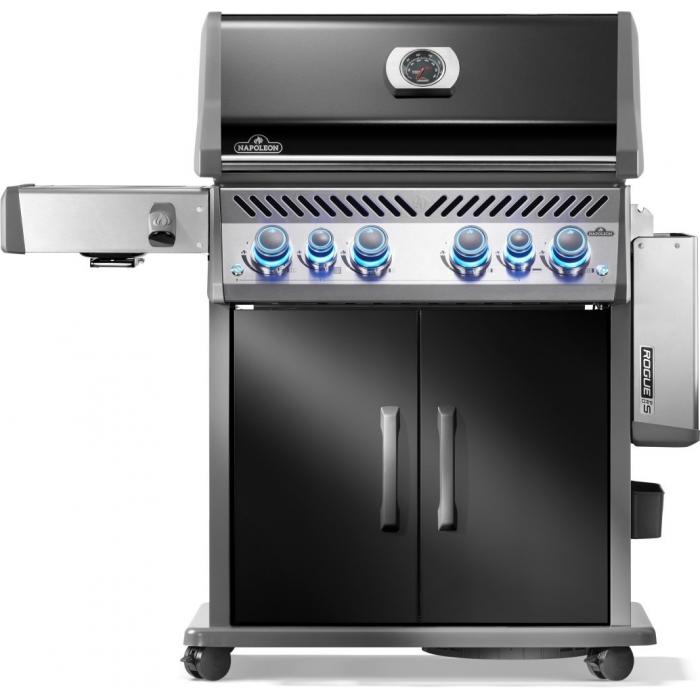 Napoleon Rogue PRO-S 525 černý plynový gril + otáčecí grilovací rožeň ZDARMA