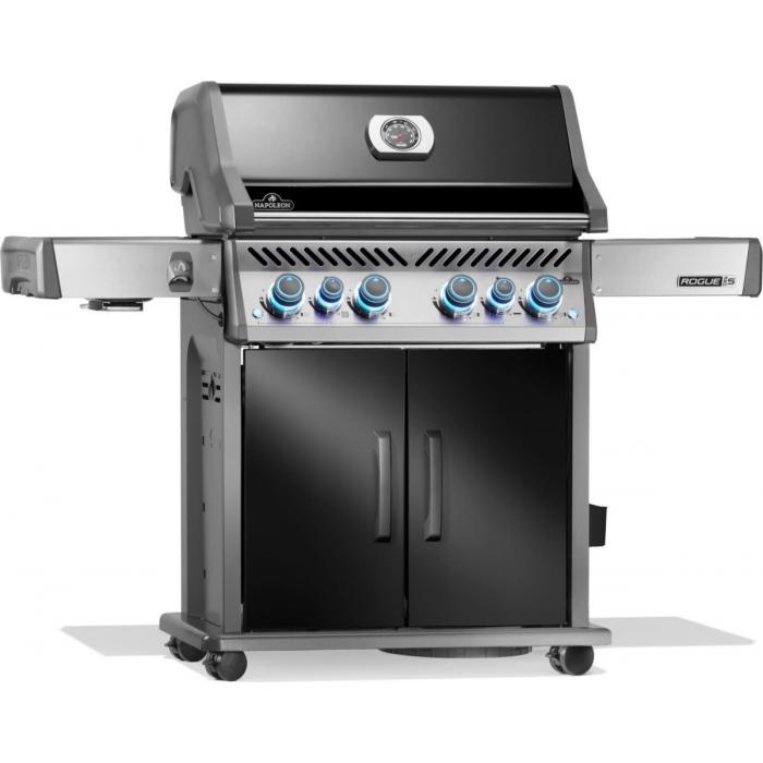Napoleon Rogue PRO-S 525 černý plynový gril + otáčecí grilovací rožeň ZDARMA