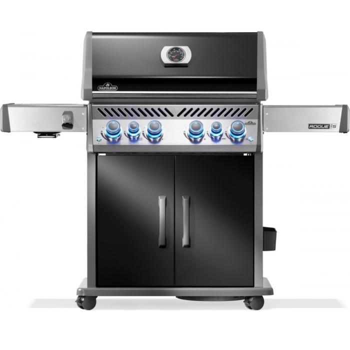 Napoleon Rogue PRO-S 525 černý plynový gril + otáčecí grilovací rožeň ZDARMA