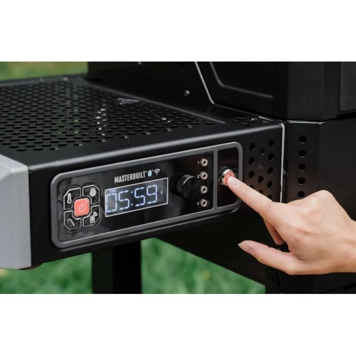 Masterbuilt Autoignite 545 gril na dřevěné uhlí s udírnou