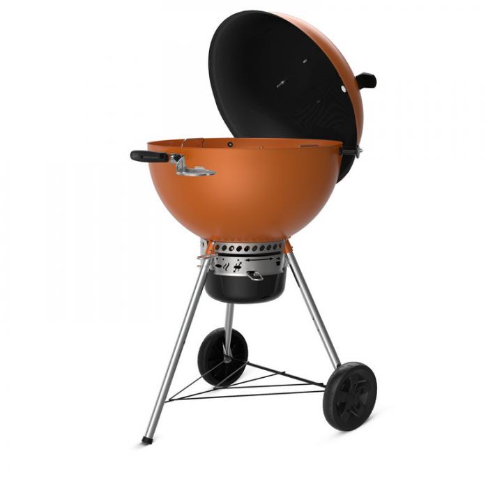 Weber Master-Touch GBS C-5755 Burnt Orange na dřevěné uhlí