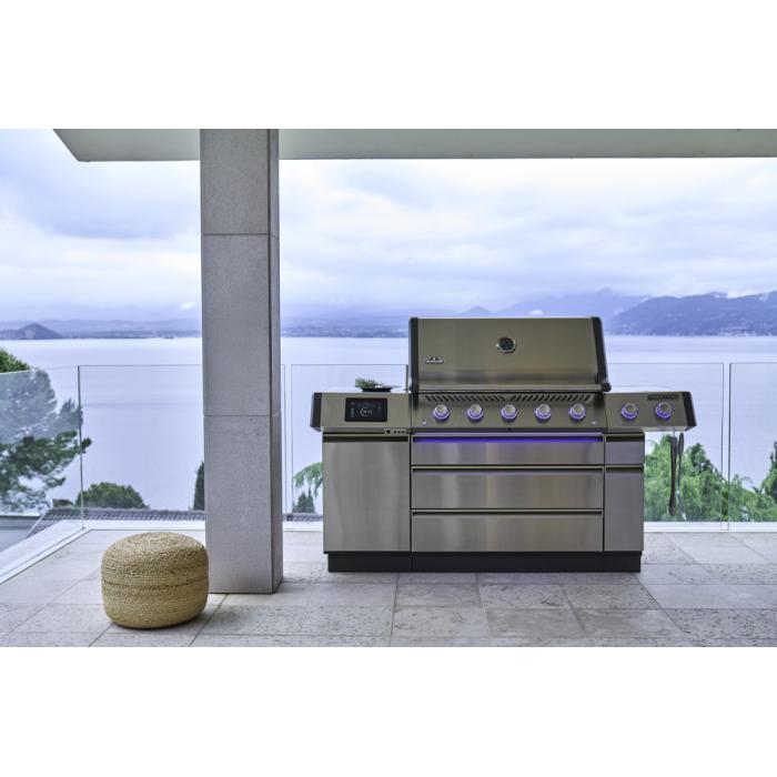 Napoleon Prestige PRO665 wifi - nerez plynový gril