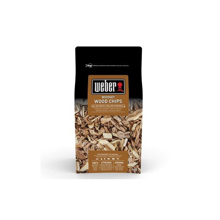 Weber dřevěné udící lupínky Fire Spice Chips - whiskey, 700g