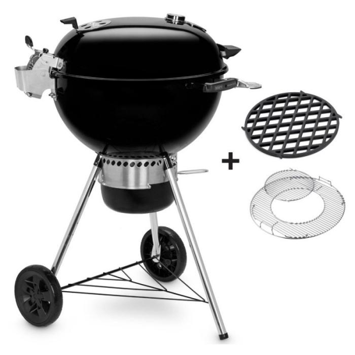 Weber gril na dřevěné uhlí Master-Touch GBS Premium SE E-5775 57 cm Black, černá