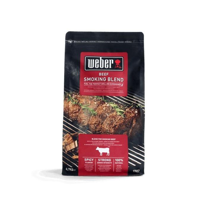 Weber udící lupínky hovězí 700g