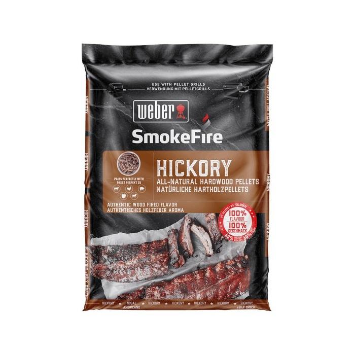 Weber SmokeFire dřevěné přírodní pelety - Hickory, 9kg