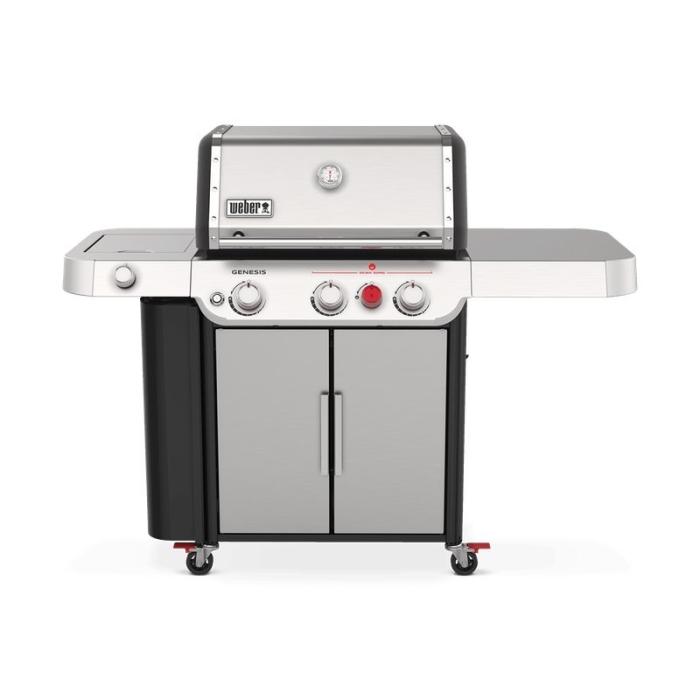 Weber plynový gril Genesis II. S-335, nerezový + ZDARMA glazovaný grilovací kámen 41 x 41 cm