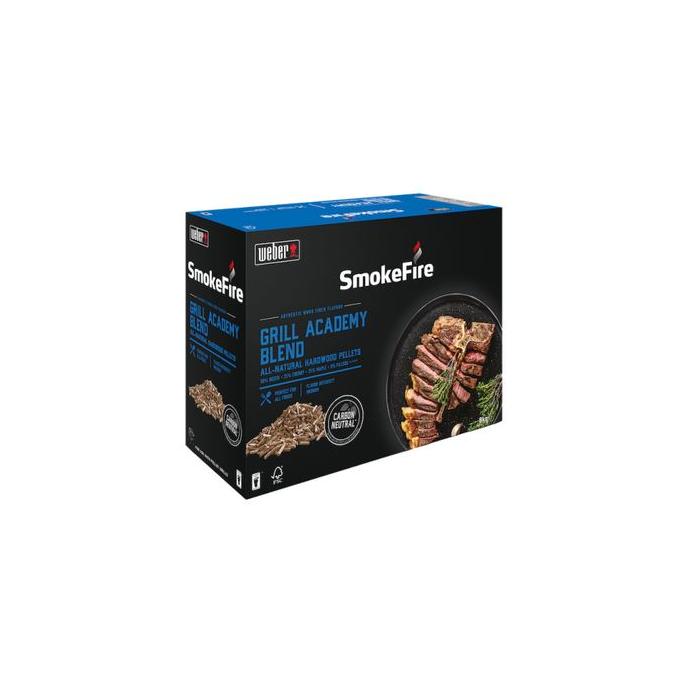 Weber dřevěné přírodní pelety Grill Academy Blend, 8 kg