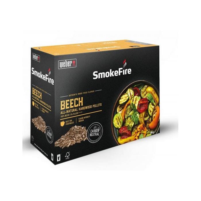 Weber dřevěné přírodní pelety buk, 8 kg (vhodné pro zeleninu)
